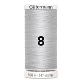 Gutermann naaigaren | 500m | 8 lichtgrijs naaigaren GM - 500M - 8 - lichtgrijs 4008015035761